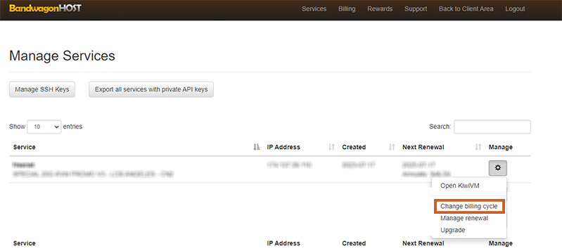 搬瓦工续费周期变更