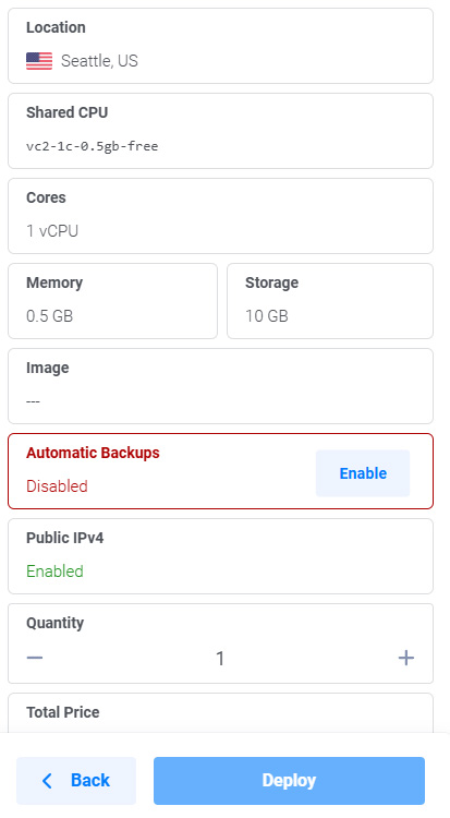 Vultr云服务器部署